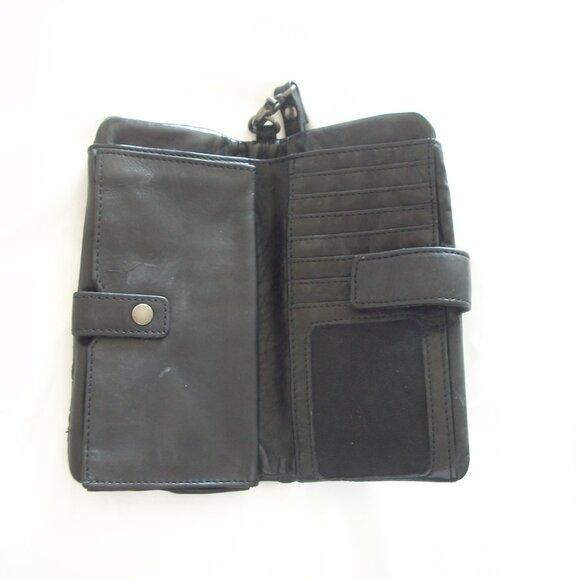 EUC Villenca Holland Woven Leather Wristlet Wallet - Picture 3 of 3